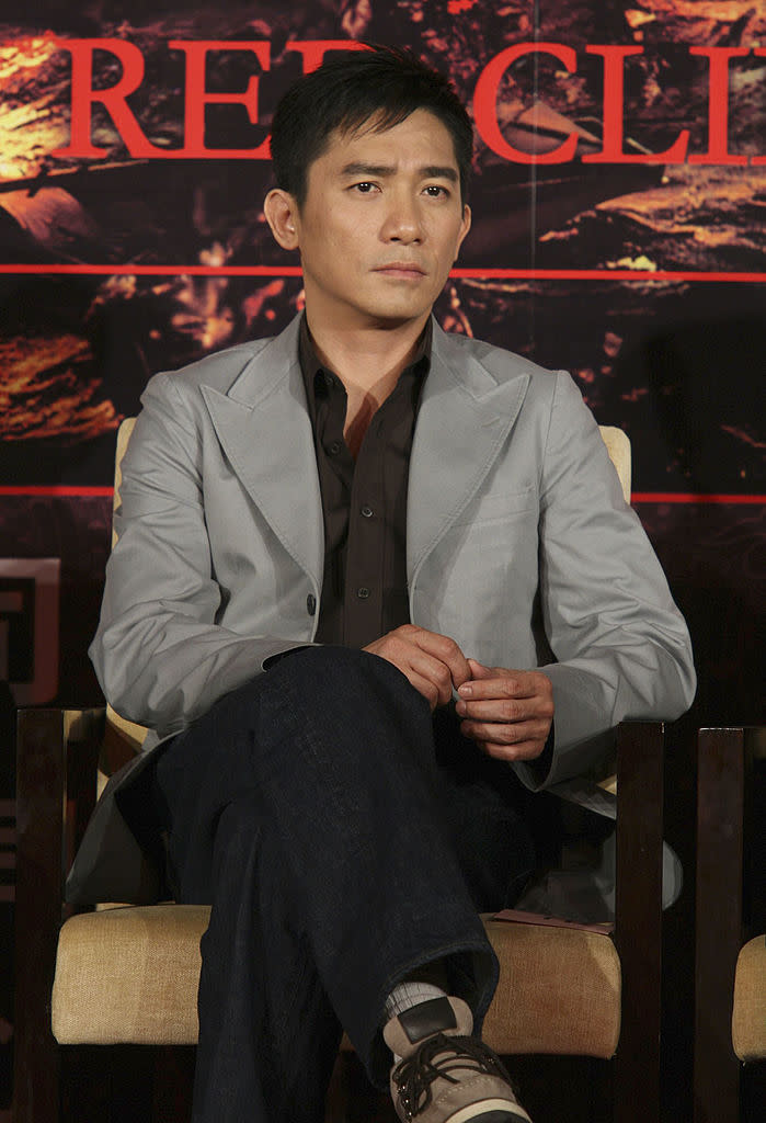 BEIJING, CHINA - MAY 10: (CHINA OUT) Actor Tony Leung attends a press conference for the John Woo film 'The Battle of Red Cliff' on May 10, 2007 in Beijing, China. (Photo by Visual China Group via Getty Images)