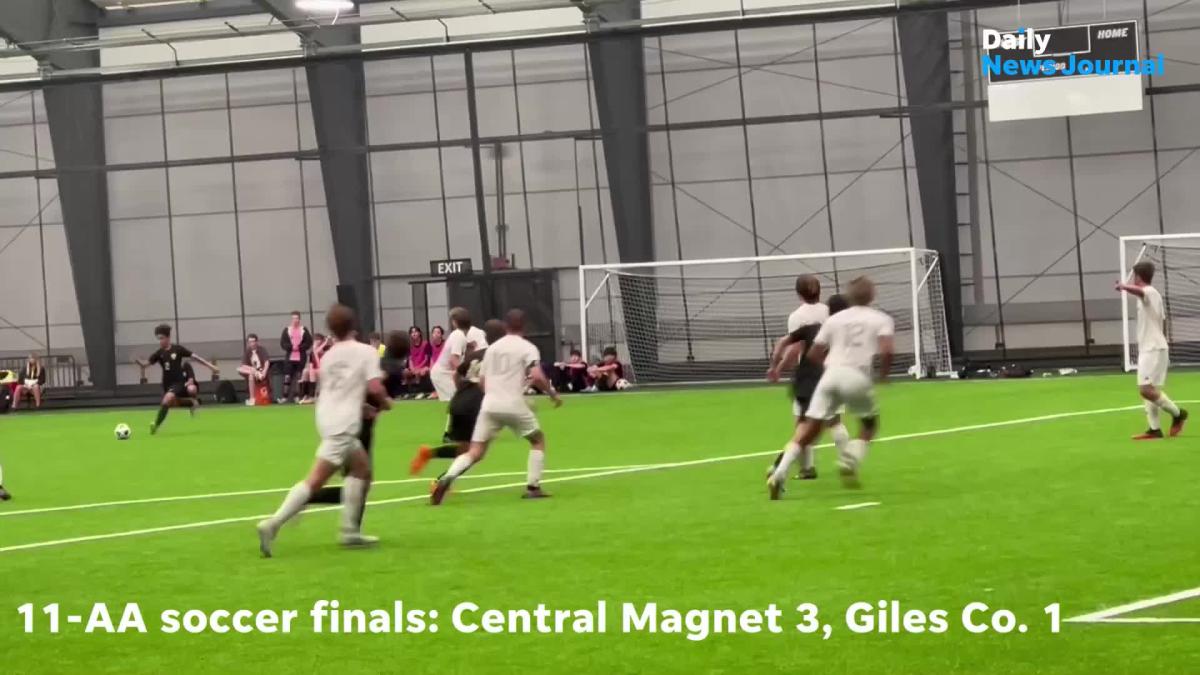 Central Magnet vs. Giles Co District 11-AA soccer championship