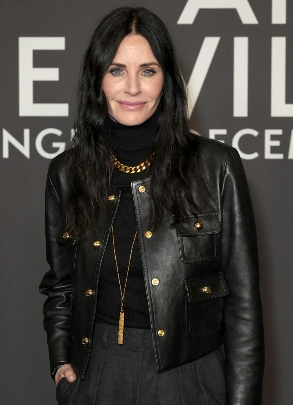 Courteney Cox attends Celine at The Wiltern