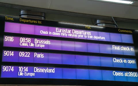 eurostar, disneyland paris - Credit: istock