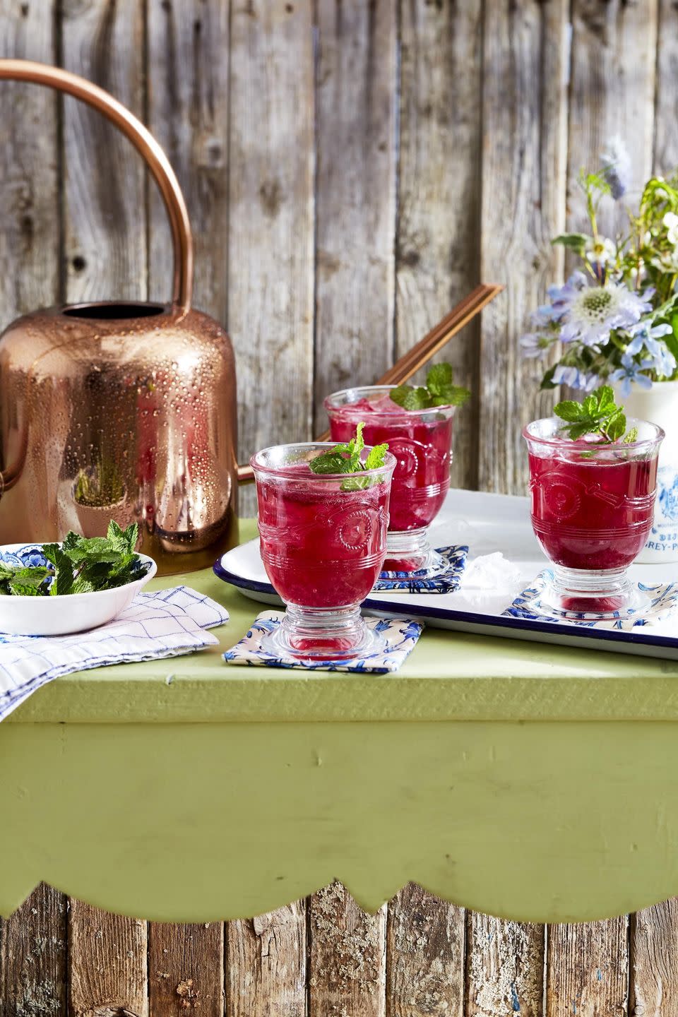 Blueberry Mint Cocktail