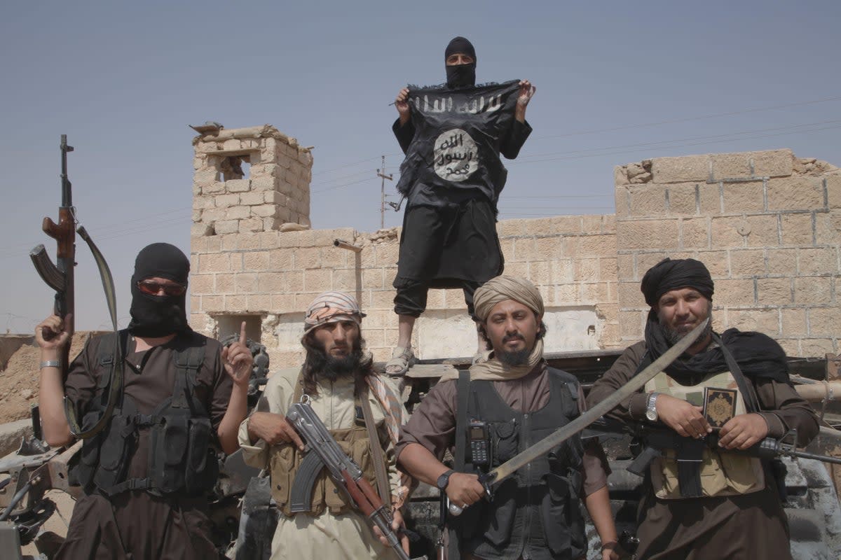ISIS-K are an affiliate group of the Islamic State militants pictured here in Syria  (Alamy )