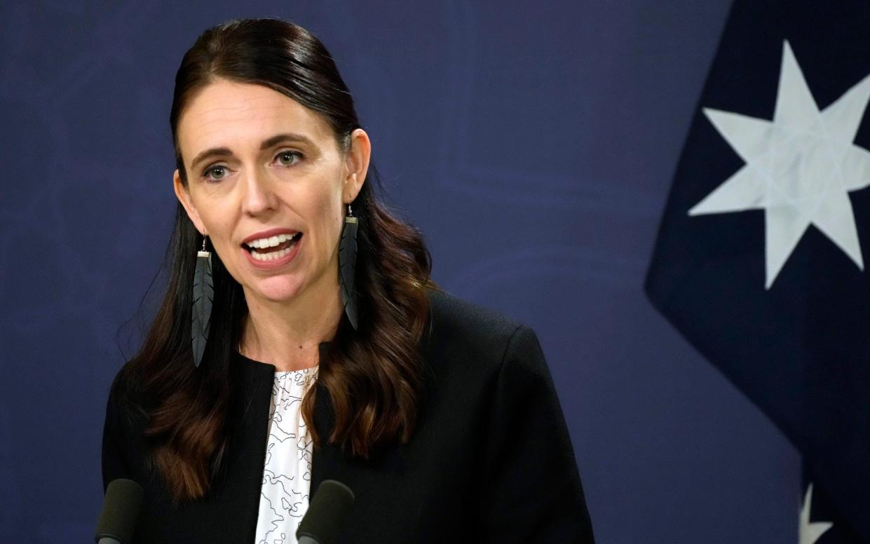 Jacinda Ardern sought to play down the election results, insisting they were not a 'simple straight reflection' of opposition towards her government - AP/Rick Rycroft
