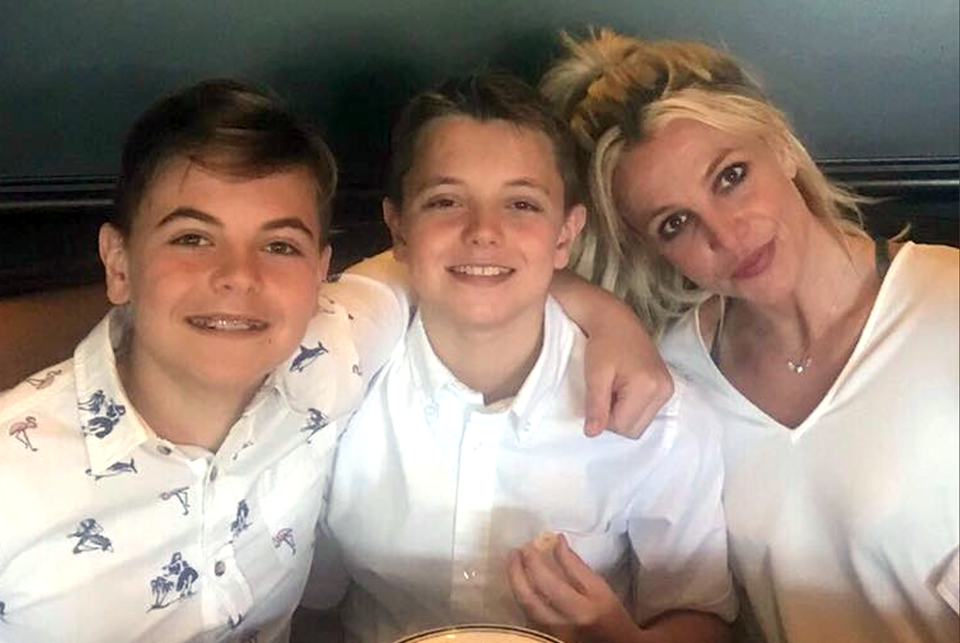 Britney Spears con hijos / Agencia México