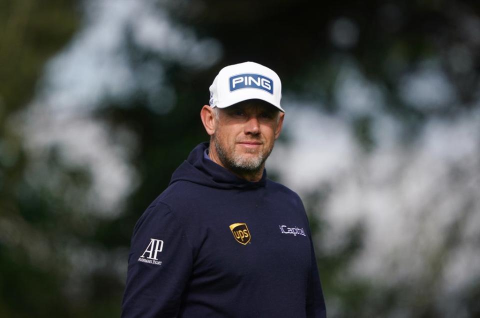 Lee Westwood had the UPS logo on his clothing during the British Masters earlier this month (Zac Goodwin/PA) (PA Wire)