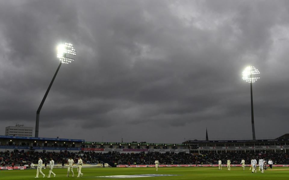 England thrashed West Indies in the first home day-night Test - AFP