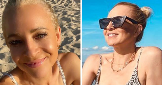 Carrie Bickmore 42 Sizzles In Bikini Snaps Gorgeous 