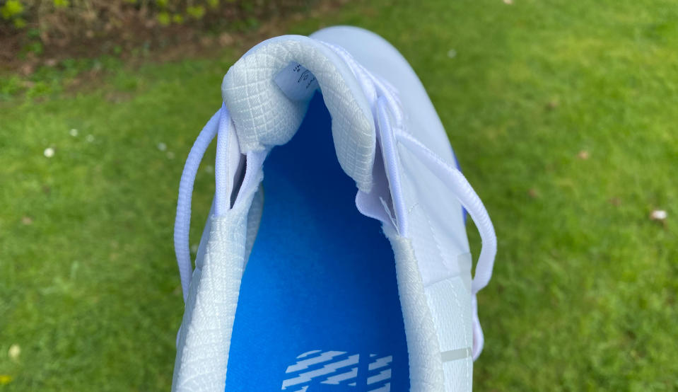 The tongue of the FootJoy Fuel Sport 2023 Golf Shoe