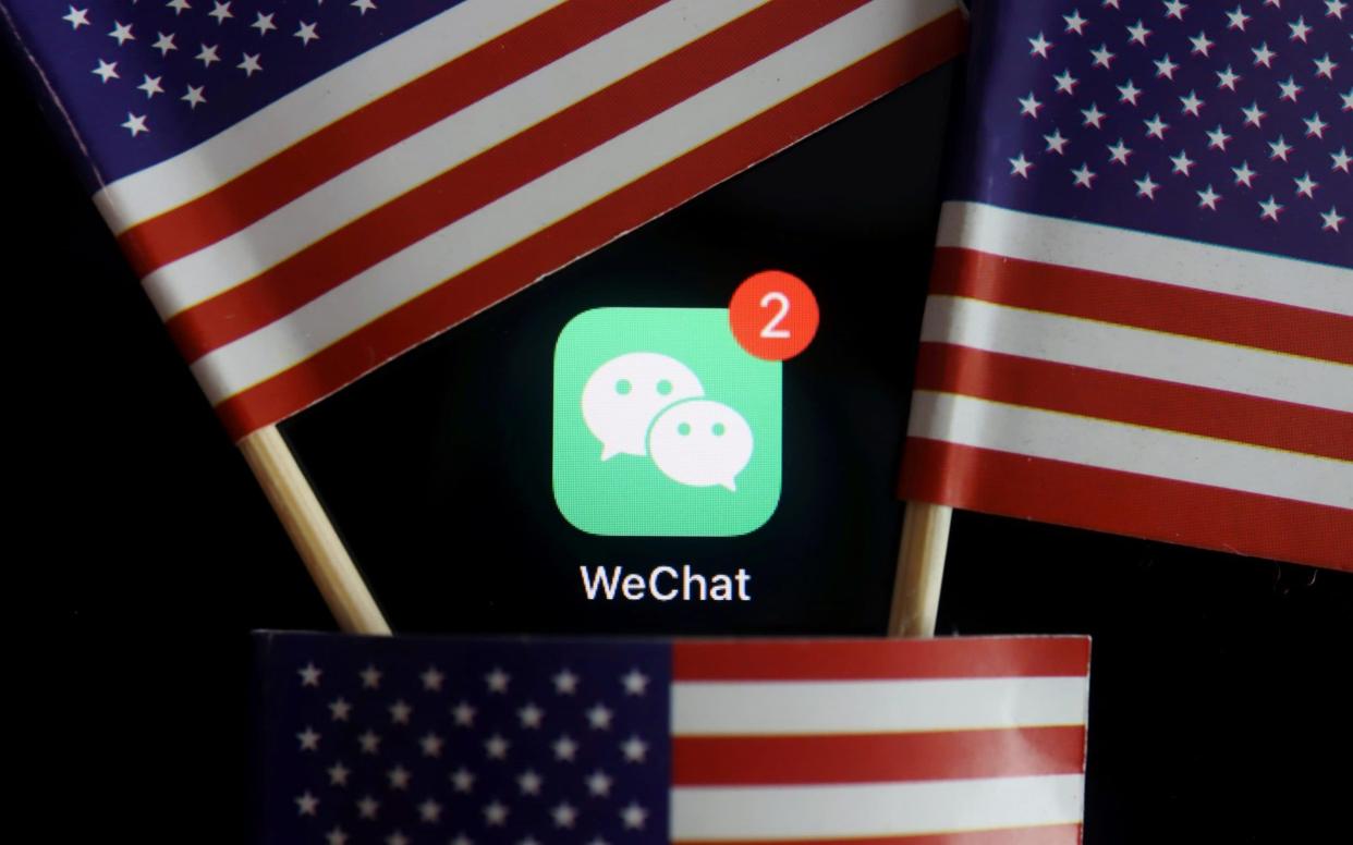 President Trump in August banned US transactions with Tencent Holdings Ltd, owner of WeChat - Reuters