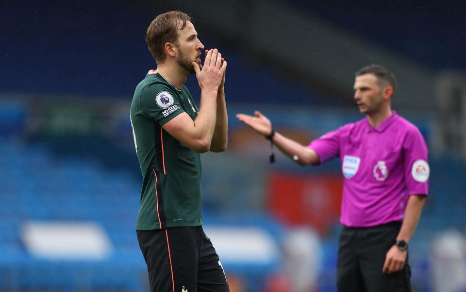 Harry Kane had two goals chalked off by Var - GETTY IMAGES