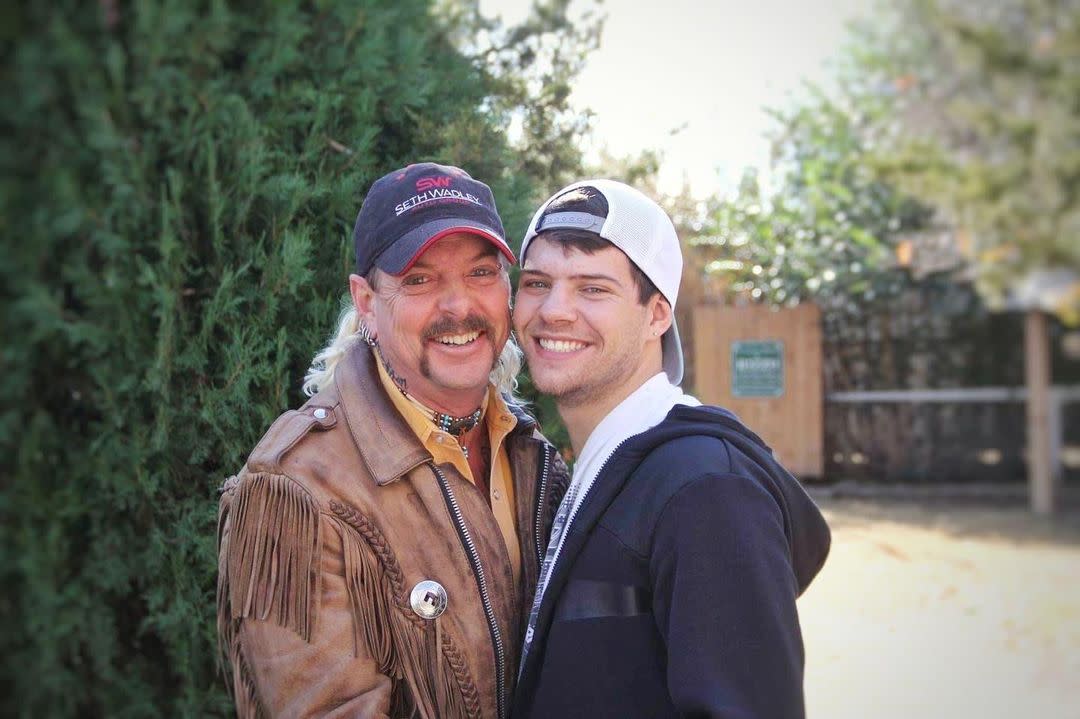 Joe Exotic and husband Dillon Passage. (Photo: Joe Exotic via Instagram)