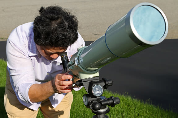 Eclipse or not, always use a proper filter when observing or photographing the sun. Regular sunglasses and photographic polarizing or neutral-density (ND) filters are not safe for use on the sun.