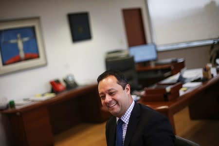 Mexico's Undersecretary of Finance and Public Credit Gabriel Yorio smiles during an interview with Reuters in Mexico City