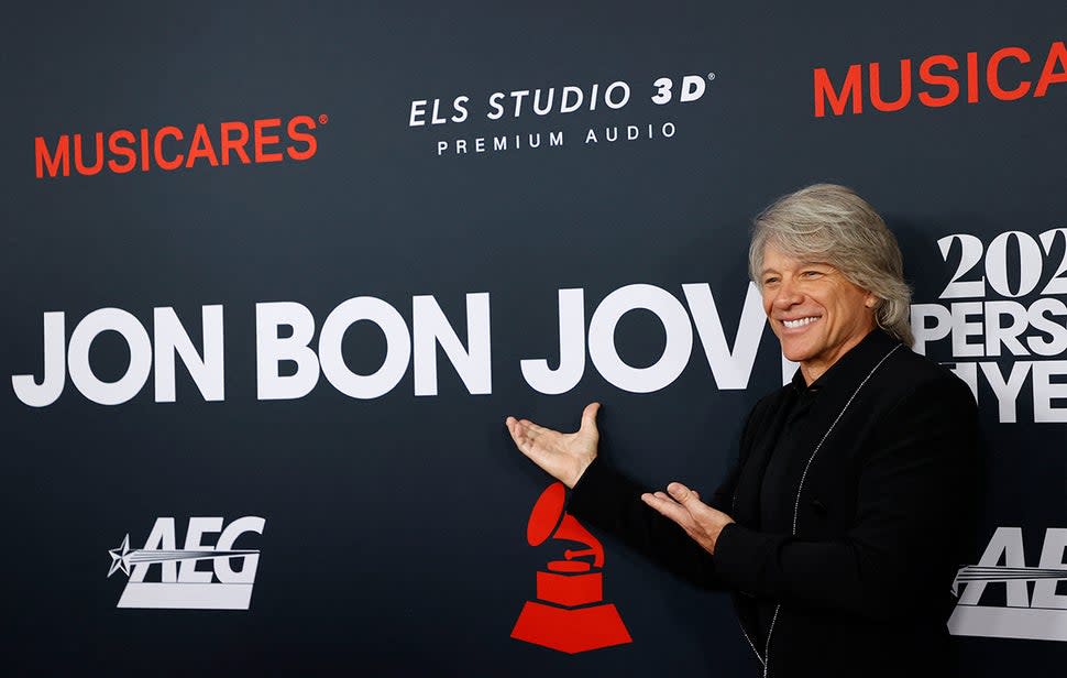 Jon Bon Jovi was honored as the 2024 MusiCares Person of the Year.