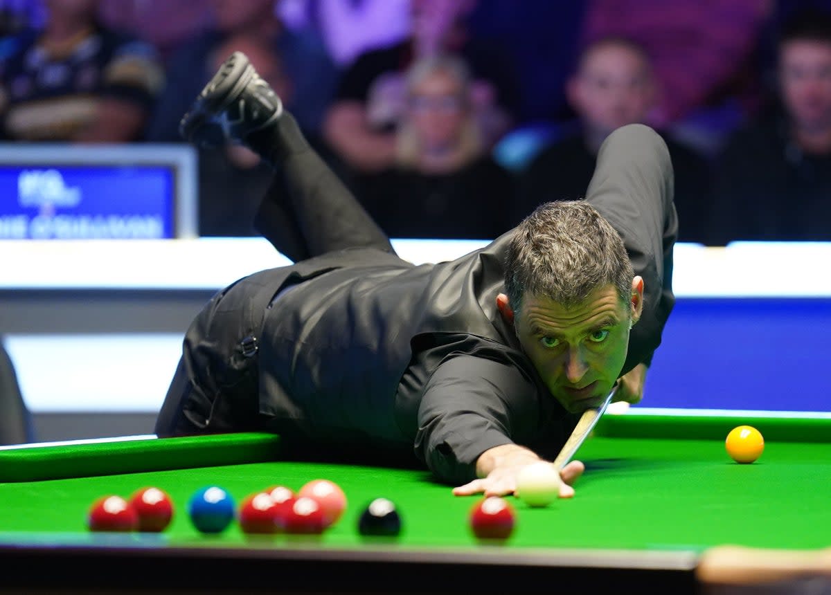 After a shaky start, O’Sullivan reeled off six straight frames to go through  (PA)