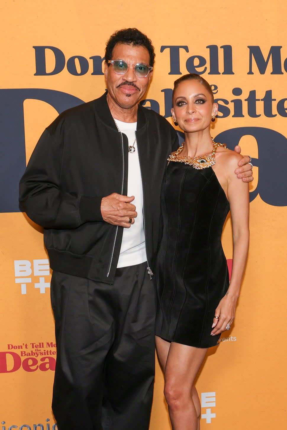 Lionel Richie supported his oldest daughter, Nicole, at the premiere of 'Don't Tell Mom The Babysitter's Dead'