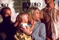 <p>The MTV VMAs in 1993 was the first time Kurt Cobain brought his daughter and wife to a major awards show.</p>