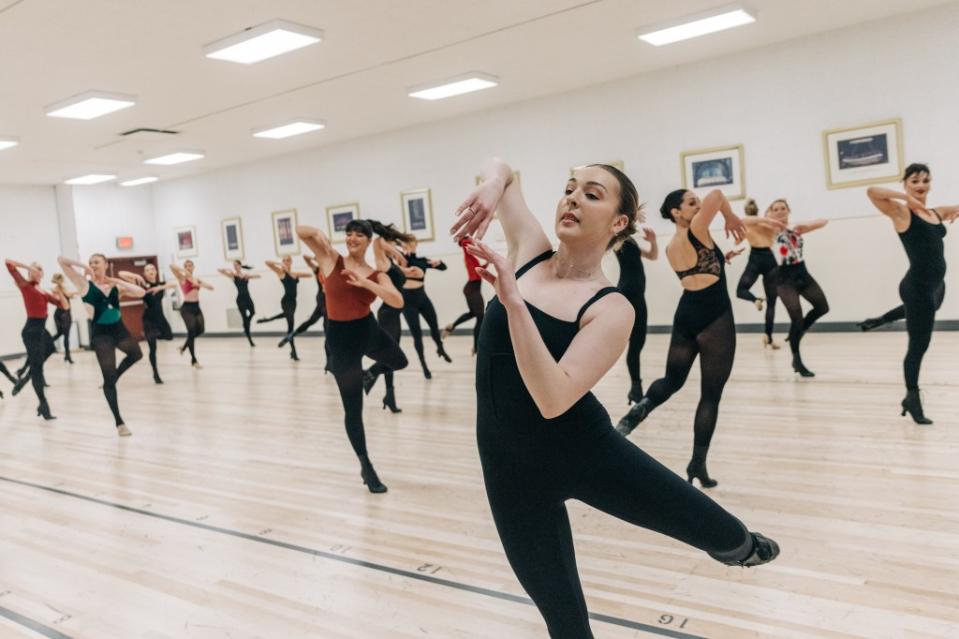 Amarisa LeBar led called-back dancers in new routines they had to learn quickly. Jeenah Moon for NY Post