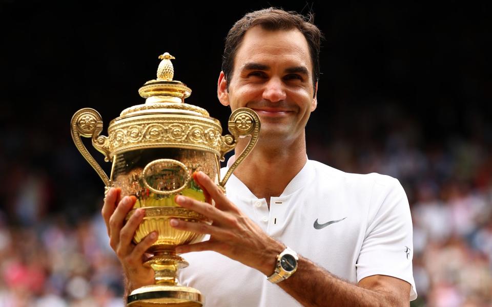 Für viele ist er der beste Tennisspieler aller Zeiten: Vor wenigen Monaten beendete Roger Federer seine Karriere. Federer stand insgesamt 310 Wochen an der Spitze der Tennis-Weltrangliste. Er gewann in seiner Karriere 20 Grand-Slam-Titel und wurde fünfmal Weltsportler des Jahres. Der Schweizer gewann achtmal in Wimbledon - einsamer Rekord. (Bild: Clive Brunskill/Getty Images)