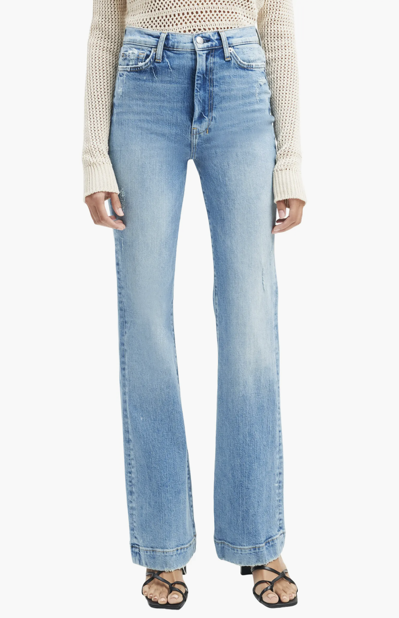 7 For All Mankind Dojo Ultrahigh Waist Flare Leg Jeans (photo via Nordstrom)