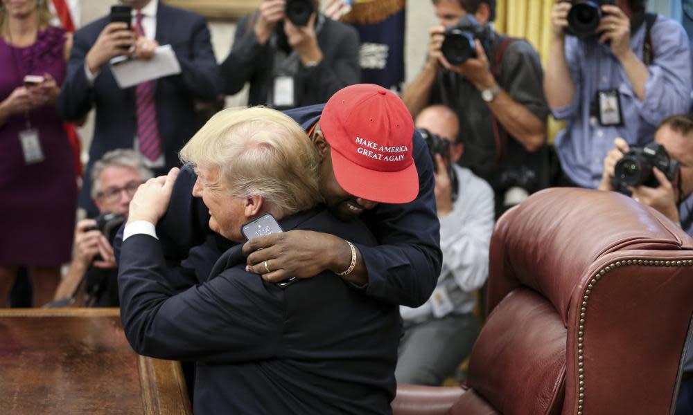 Trump hosts Kanye West at the White House