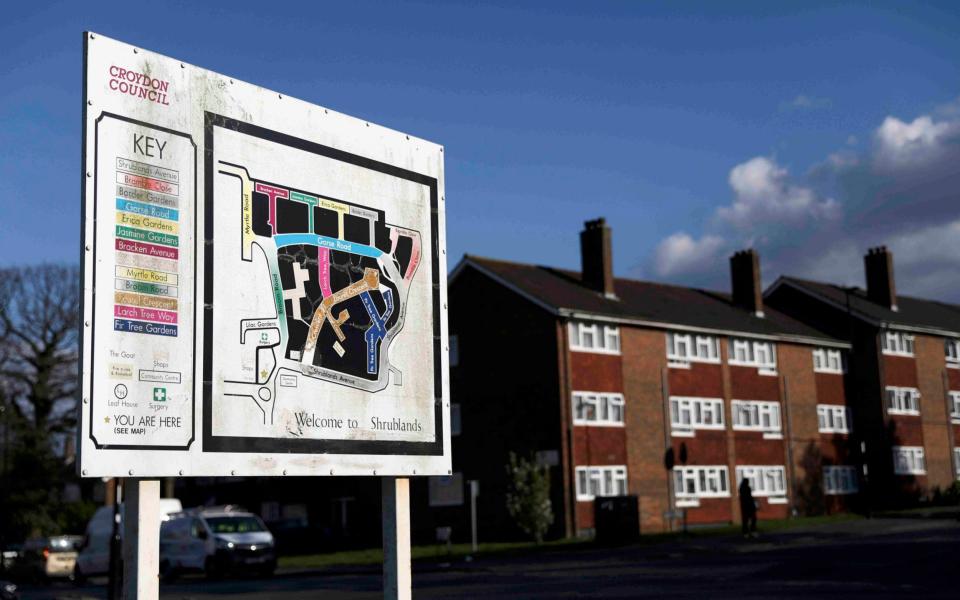 Shrublands area of Croydon - Credit: Neil Hall /Reuters