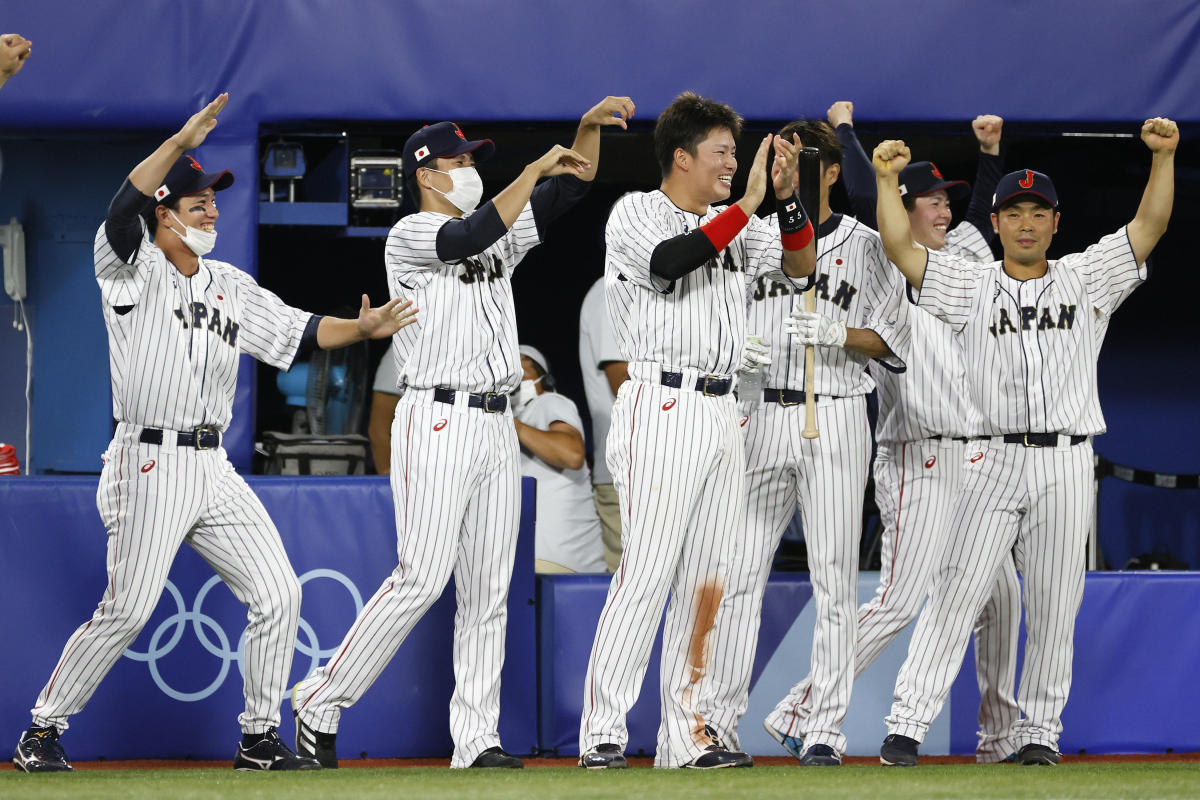 U.S. Olympic Baseball Team Loses To Japan, Leaving Tight Path To Gold :  Live Updates: The Tokyo Olympics : NPR