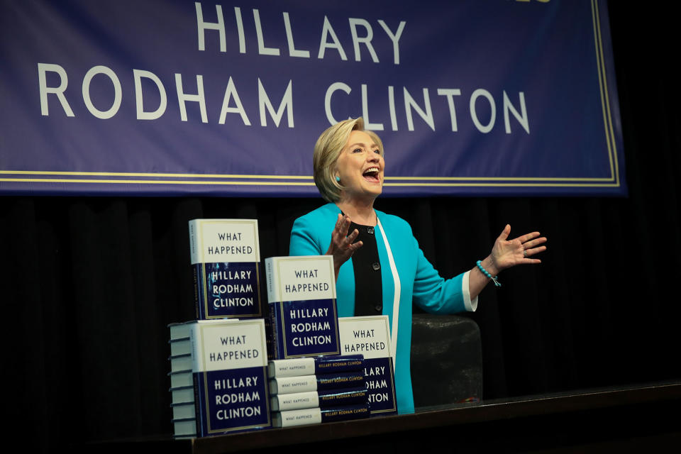 Clinton’s launches ‘What Happened’ tour