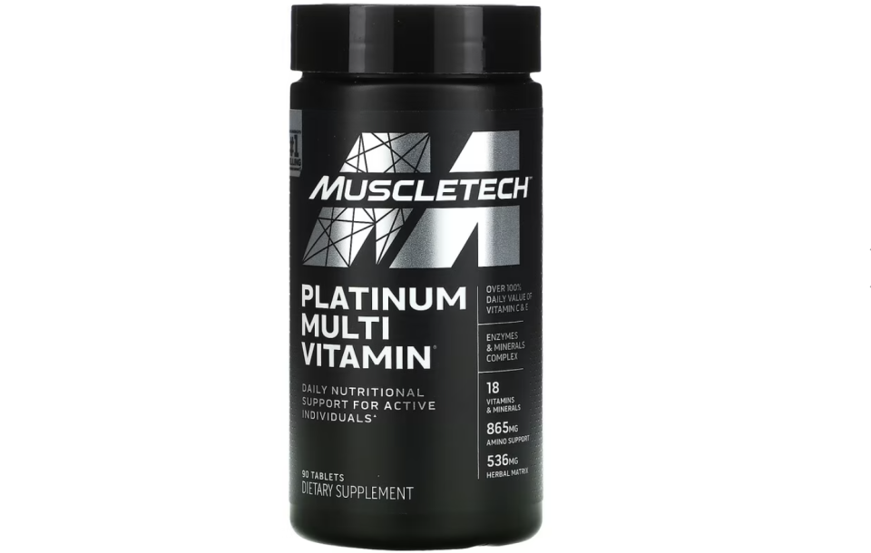 Muscletech, Platinum Multivitamin, 90 Tablets. PHOTO: iHerb