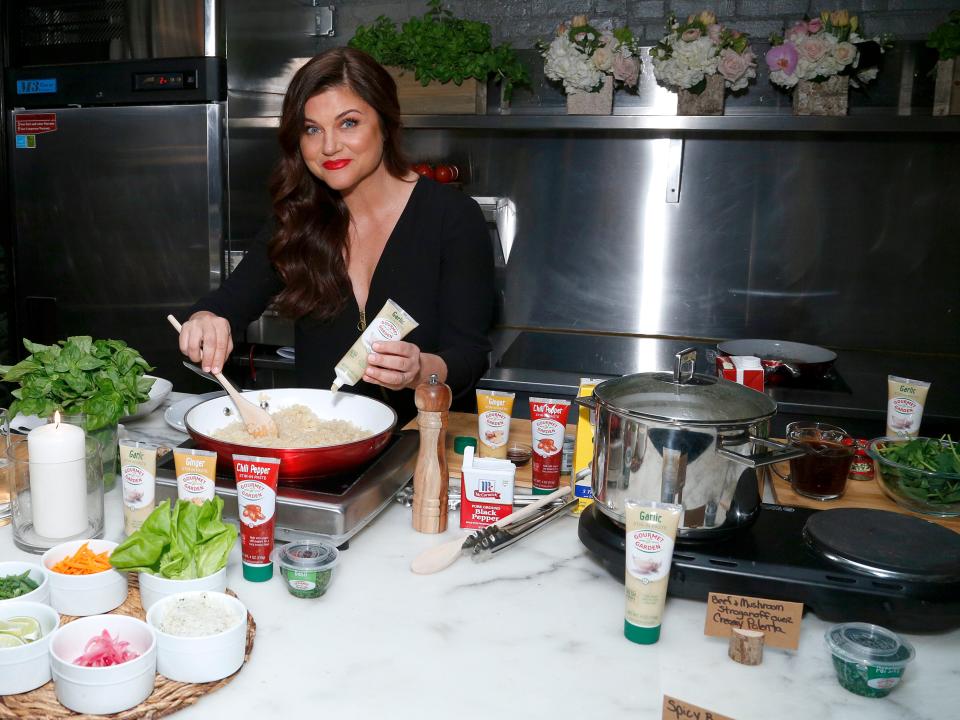 Tiffani Thiessen is now known for her work in the culinary fieldGetty Images for Gourmet Garden