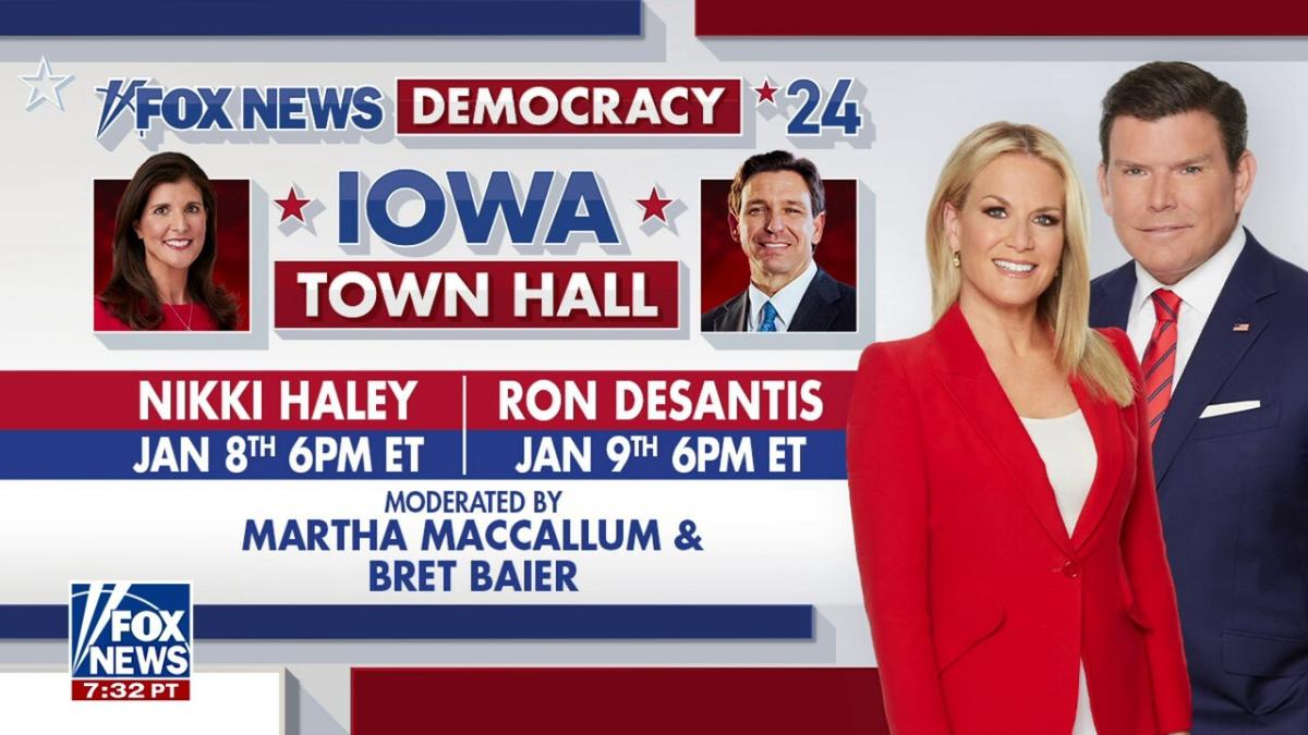 Fox News announces Iowa town halls with Nikki Haley Ron DeSantis