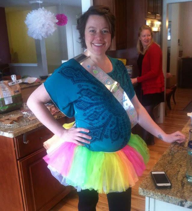 The mother-to-be was prepared for her first child, she already had her baby shower and had a nursery set up before the attack. Picture: Supplied