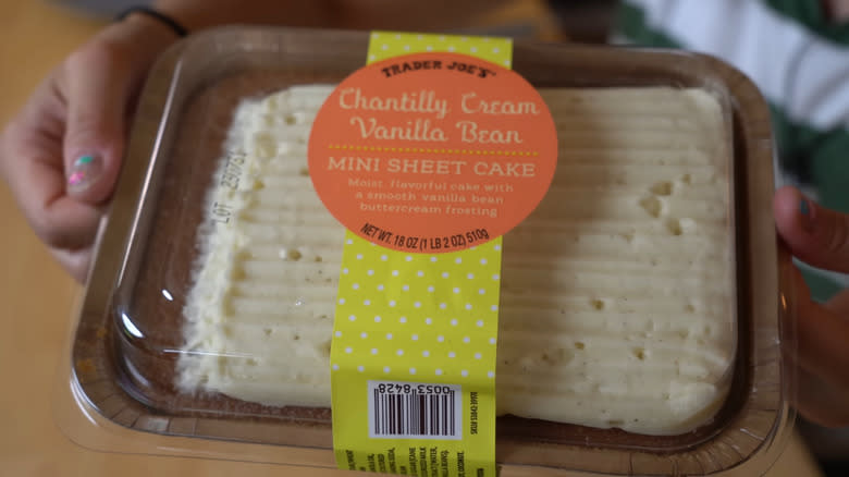 Trader Joe's Vanilla Bean cake