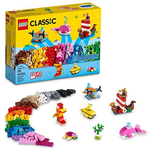 <p><strong>LEGO</strong></p><p>amazon.com</p><p><strong>$15.99</strong></p><p><a href="https://www.amazon.com/dp/B09JKVPBRH?tag=syn-yahoo-20&ascsubtag=%5Bartid%7C10055.g.26859132%5Bsrc%7Cyahoo-us" rel="nofollow noopener" target="_blank" data-ylk="slk:Shop Now;elm:context_link;itc:0;sec:content-canvas" class="link ">Shop Now</a></p><p>This LEGO set provides <strong>the perfect mix of guided builds and open-ended play</strong>. It comes with more than 300 pieces, along with ideas for six mini ocean-themed builds (a Viking ship, a yellow submarine, an underwater drone, a seahorse, a whale and a turtle). They can create their own undersea adventures! <em>Ages 4+</em></p>