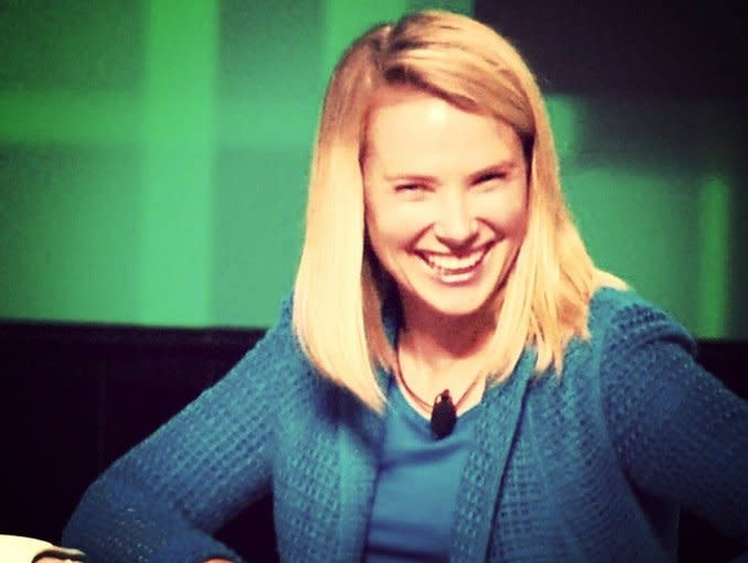 Marissa Mayer, filtered photo