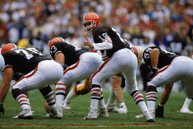 Lot Detail - Mid 1980s Bernie Kosar Cleveland Browns Game-Used Home Jersey