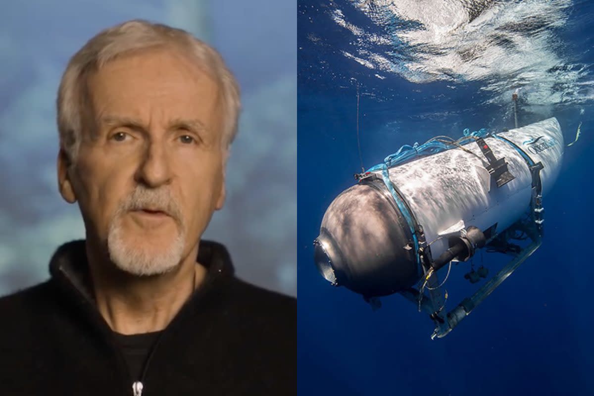 James Cameron habló sobre el accidente del submarino Titan. Instagram @jamescameronofficial/AFP