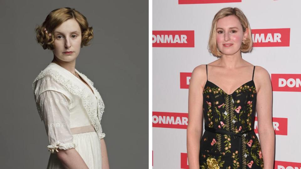 Downton Abbey cast: Laura Carmichael as Lady Edith Pelham