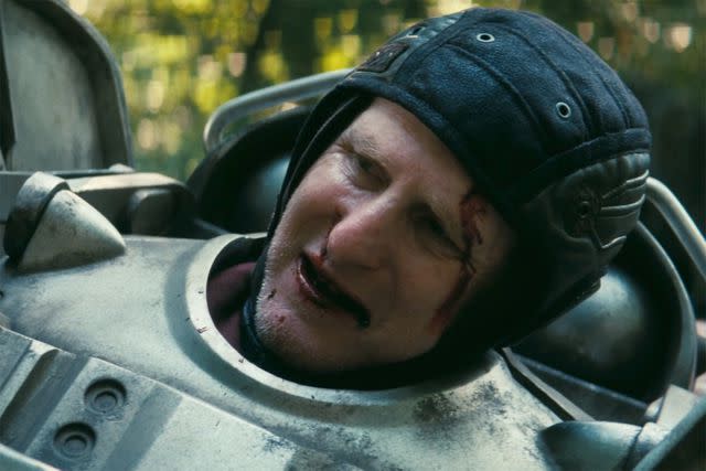 <p>Prime Video</p> Michael Rapaport as Knight Titus in 'Fallout'.