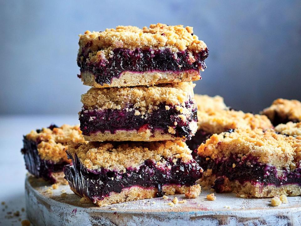 Blueberry-Lemon Crunch Bars