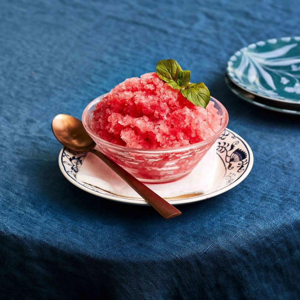 Melissa’s Cranberry Granita