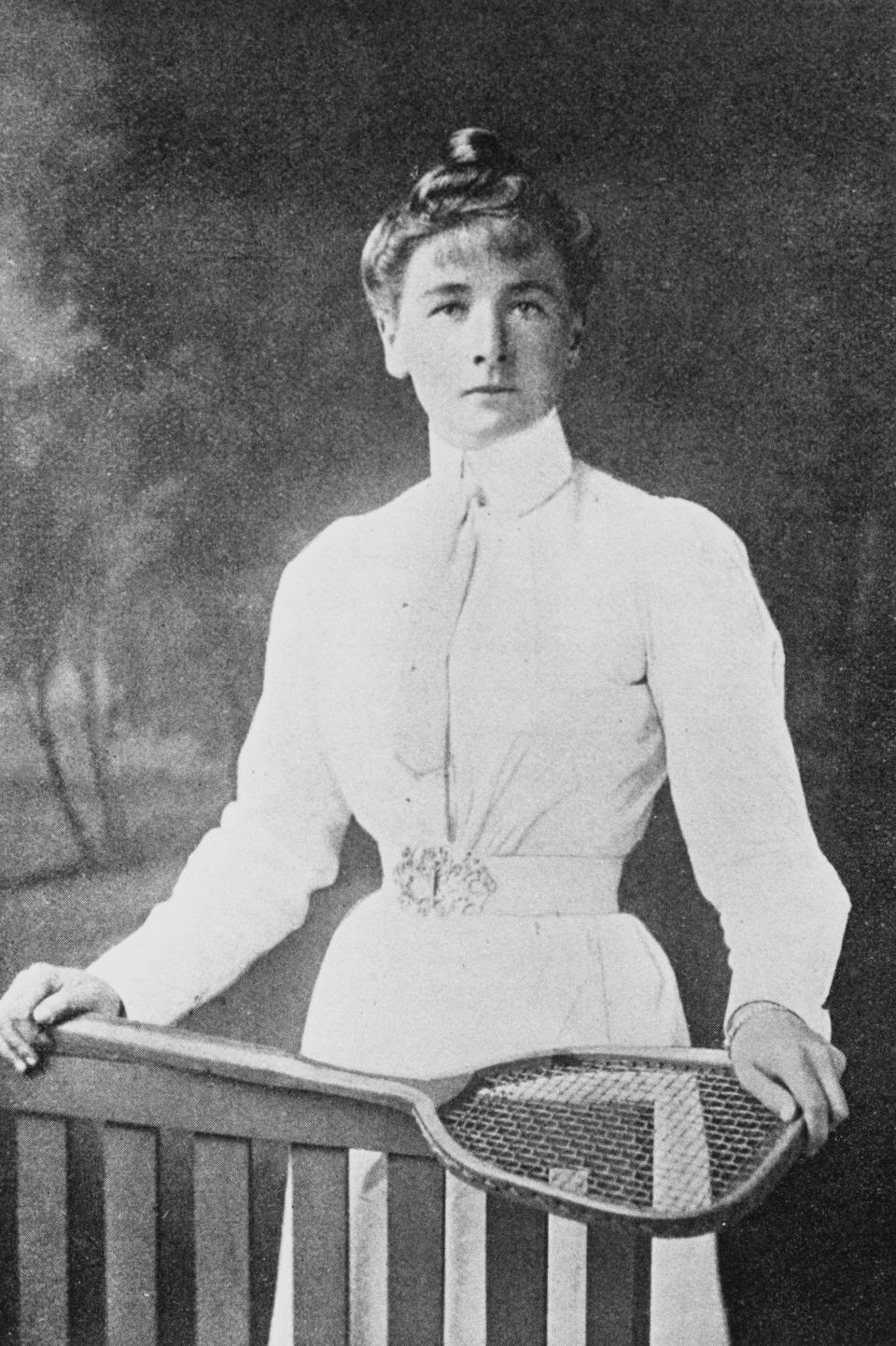 Charlotte Cooper Sterry became the first female Olympic tennis champion at the 1900 Olympics (Getty)