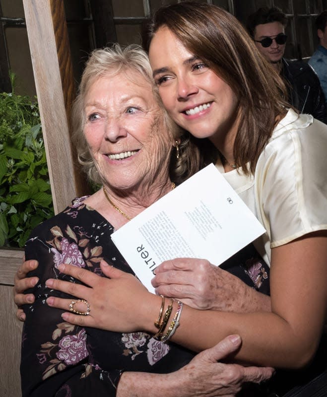 Pauline Ducruet y su abuela