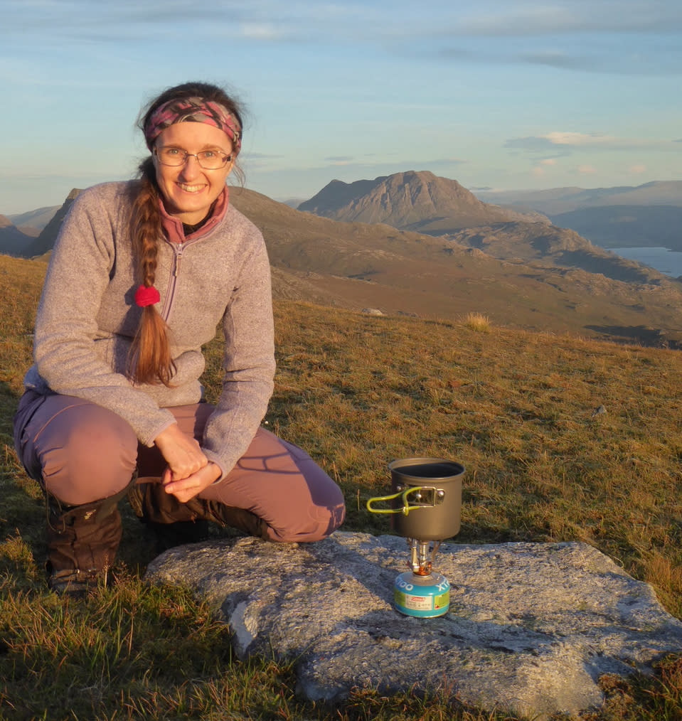 Alexandra Walker says living in the peaceful Highlands of Scotland has made her happier. (Supplied)