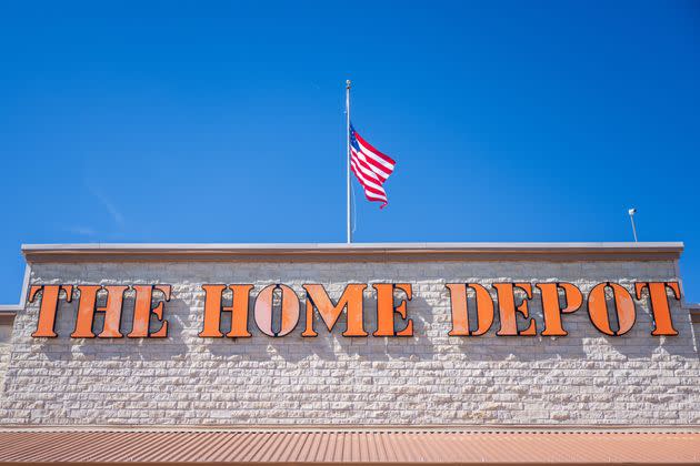 A Home Depot store is seen on Feb. 20 in Austin, Texas.