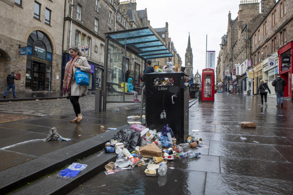 The bin strike is set to last until 30 August. (SWNS)