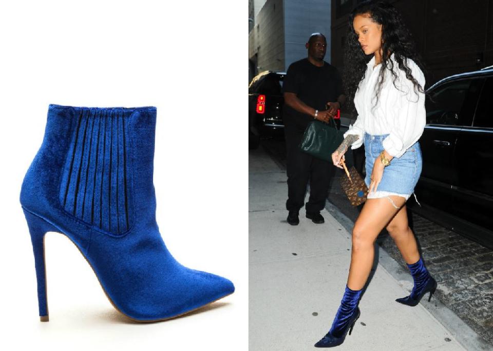From combat boots to colored booties, stars like Taylor Swift, Selena Gomez and Rihanna style their shoes effortlessly. ET has all the details and prices on their fashionable kicks!