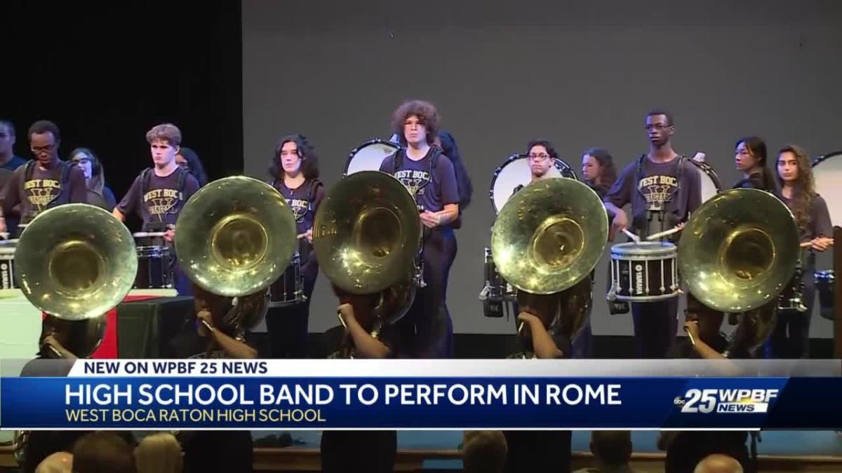 West Boca Community High School to perform in Rome for 2024 New Year's