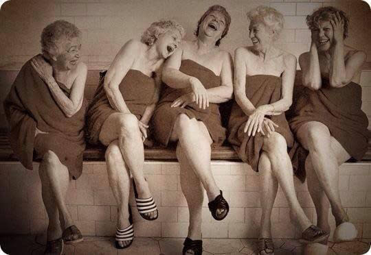 Turkish women laughing