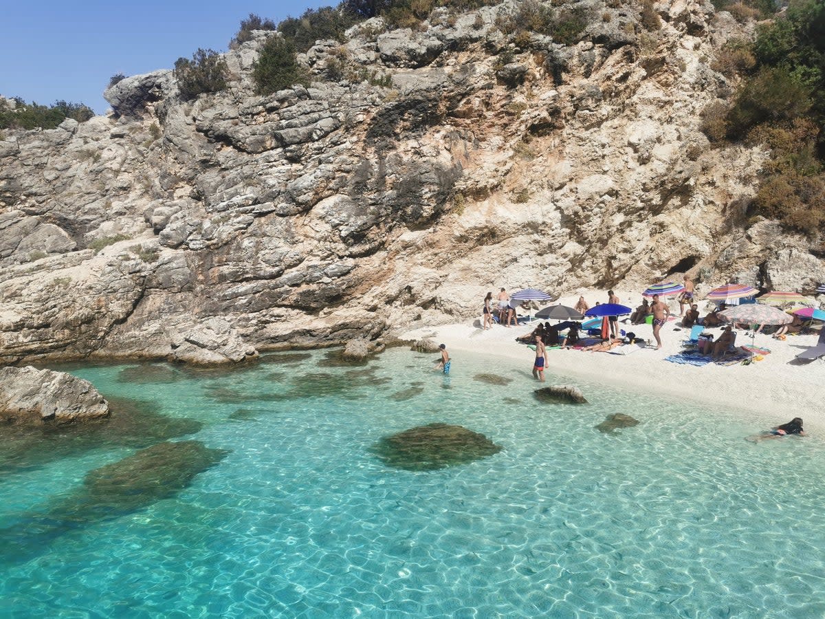 Agiofili Beach on Lefkada (Lucy Thackray)